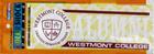 Image for the Color Shock Westmont Alumni Decal product