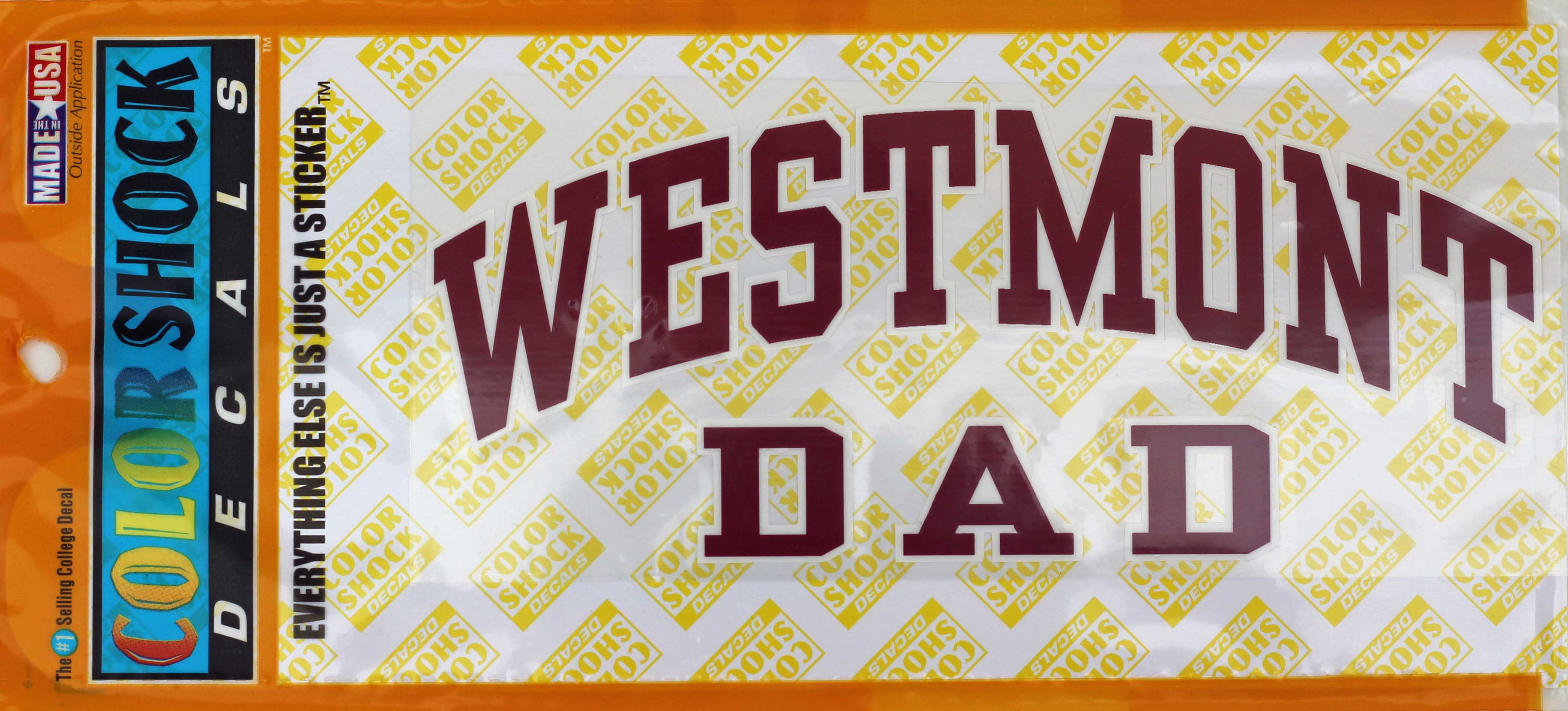 Image for the Color Shock Westmont Dad Decal product