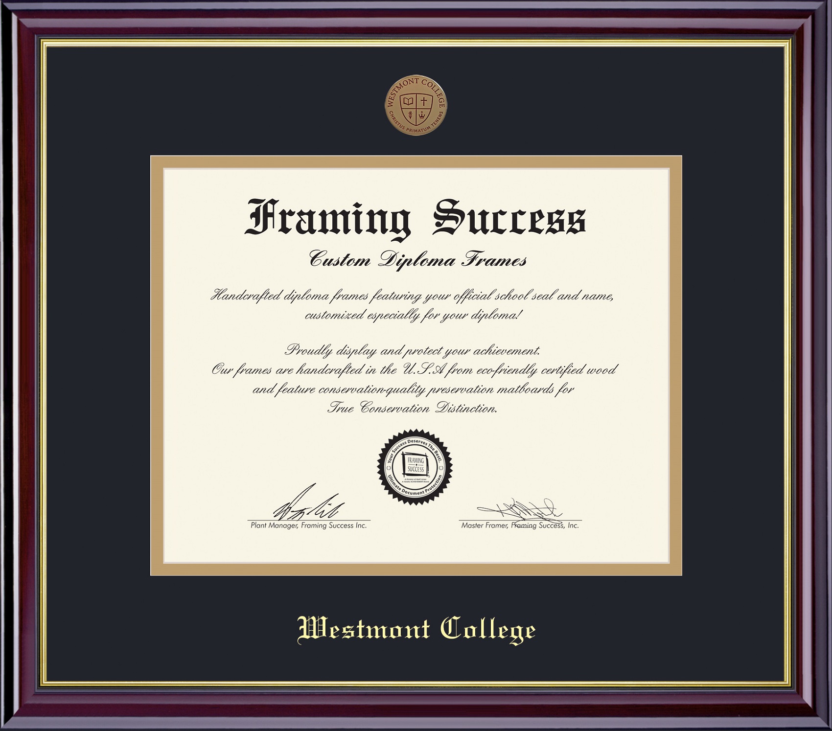 Alternative Image for the Framing Success Diploma Frames product
