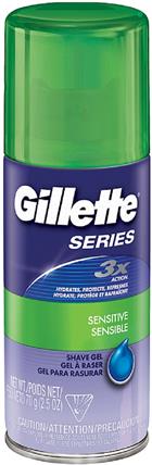 Image for the Gillette Shave Gel Sensitive 2.5oz product