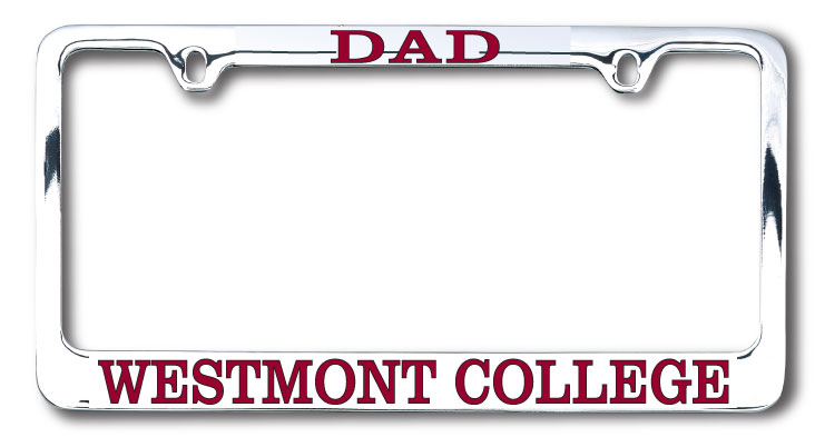 Image for the Dad Chrome License Plate Frame product