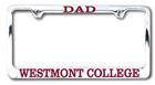 Image for the Dad Chrome License Plate Frame product