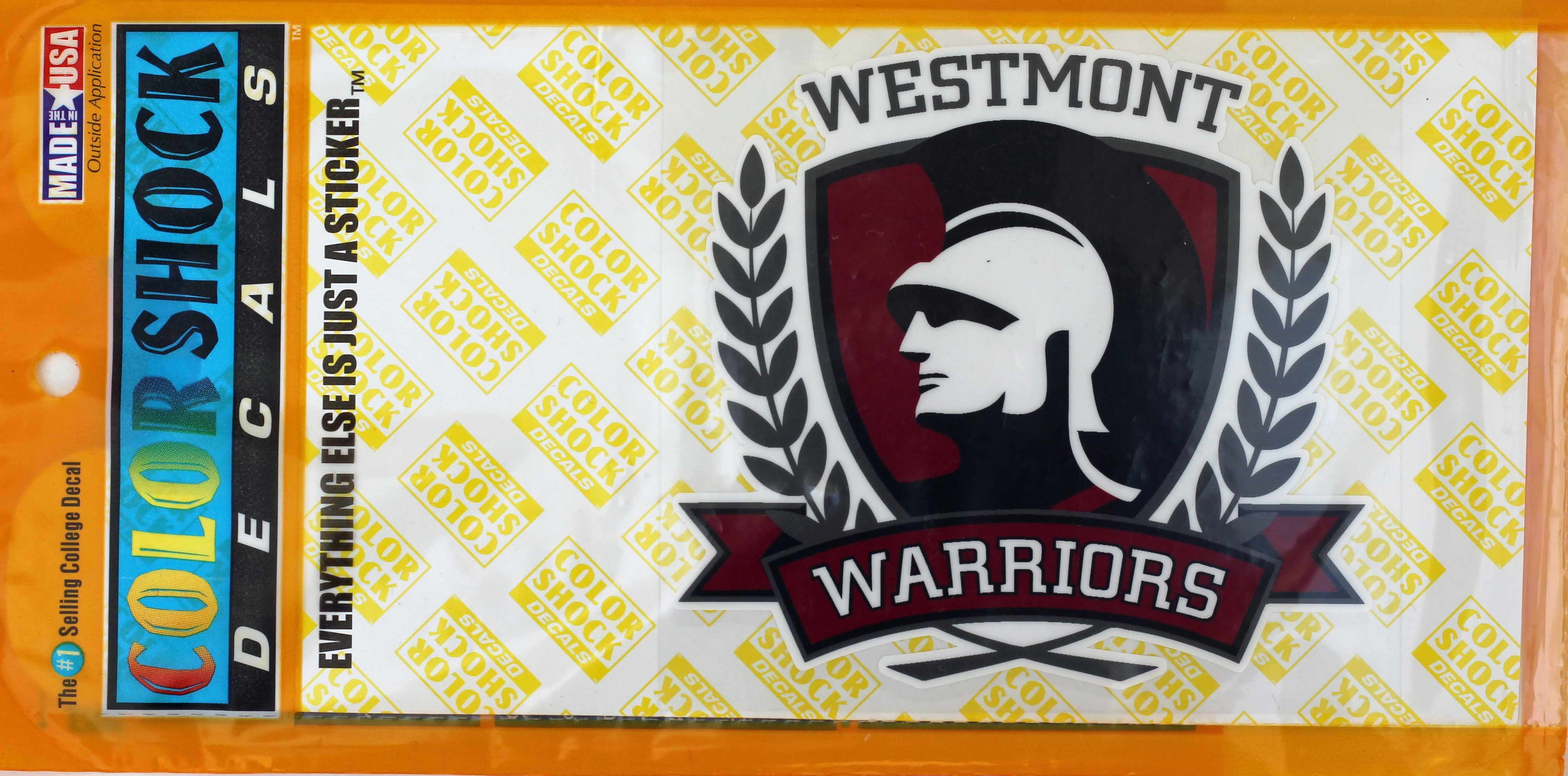 Image for the Color Shock Westmont Warrior Decal product