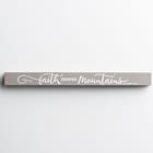 Image for the DaySpring Faith Moves Mountains - Long Wooden Block product