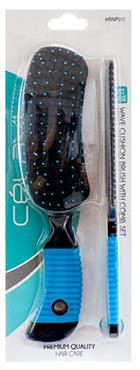 Image for the Abella Nylon Bristle Brush w/ Comb product