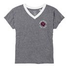 Image for the L2 Womens Phys Ed V-Neck Ringer Tee product