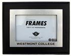 Image for the Westmont College Silver and Leather Picture Frame product