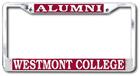 Image for the Alumni Westmont College License Plate Frame product