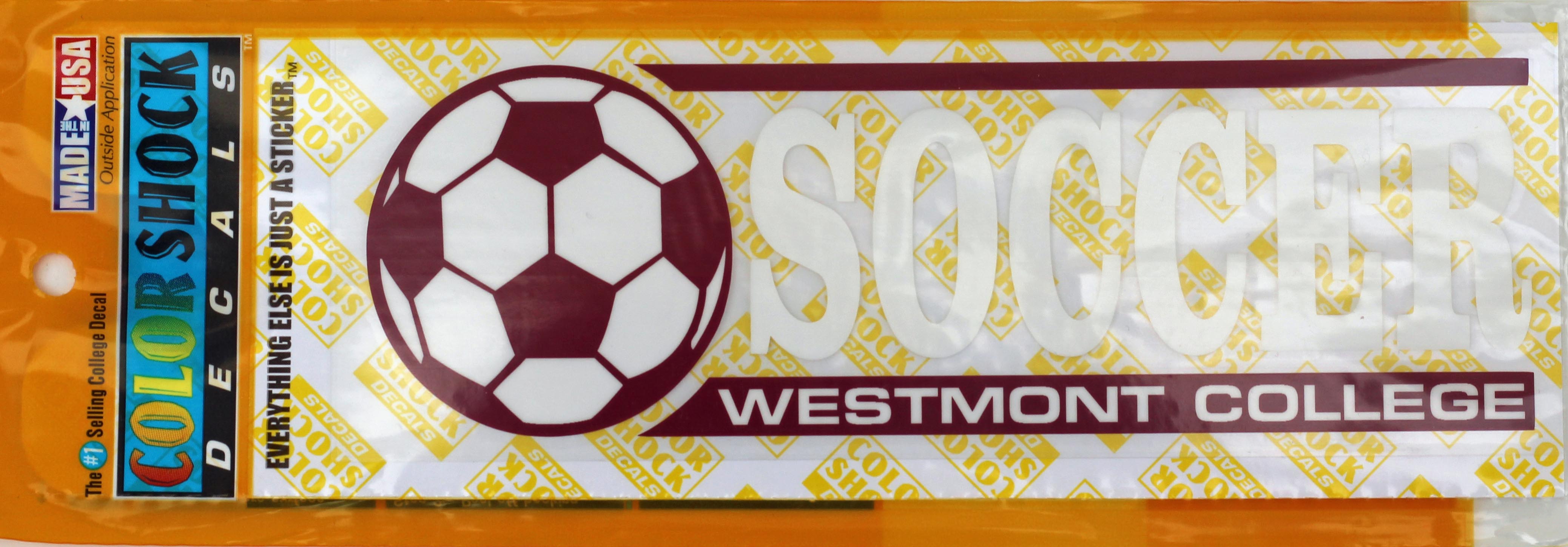 Image for the Color Shock Soccer Decal product