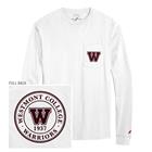 Image for the League VT Wash L/S Pocket Tee White product