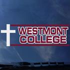 Image for the Westmont College with Cross decal product