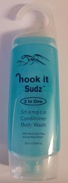 Image for the Hook it Sudz 3 in 1 Shampoo Conditioner Body Wash product