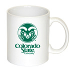 Image for the White Colorado State Ram Logo Mug product