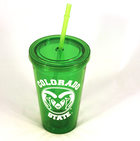 Image for the Green Tumbler with Lid & Straw product