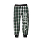 Image for the LADIES GREEN/WHITE JOGGER FLANNEL PANT product