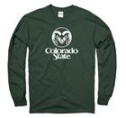 Image for the GREEN JUST LOGO LONG SLEEVE TEE product