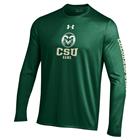 Image for the GREEN CSU RAMS UA MENS LS TECH TEE product