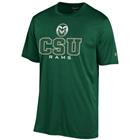 Image for the GREEN CSU RAMS MEN'S ATHLETIC SS TEE product